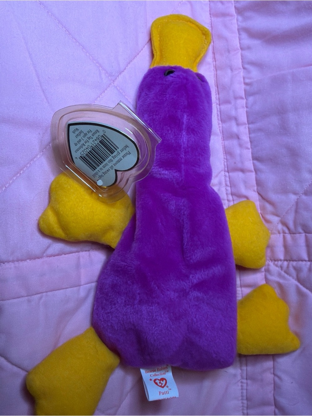 Ty Beanie Babies Patti The Platypus Plush Toy - 4025